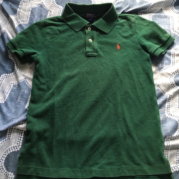 Polo Ralph Lauren Polo size 7 boys green - Picture 1 of 3